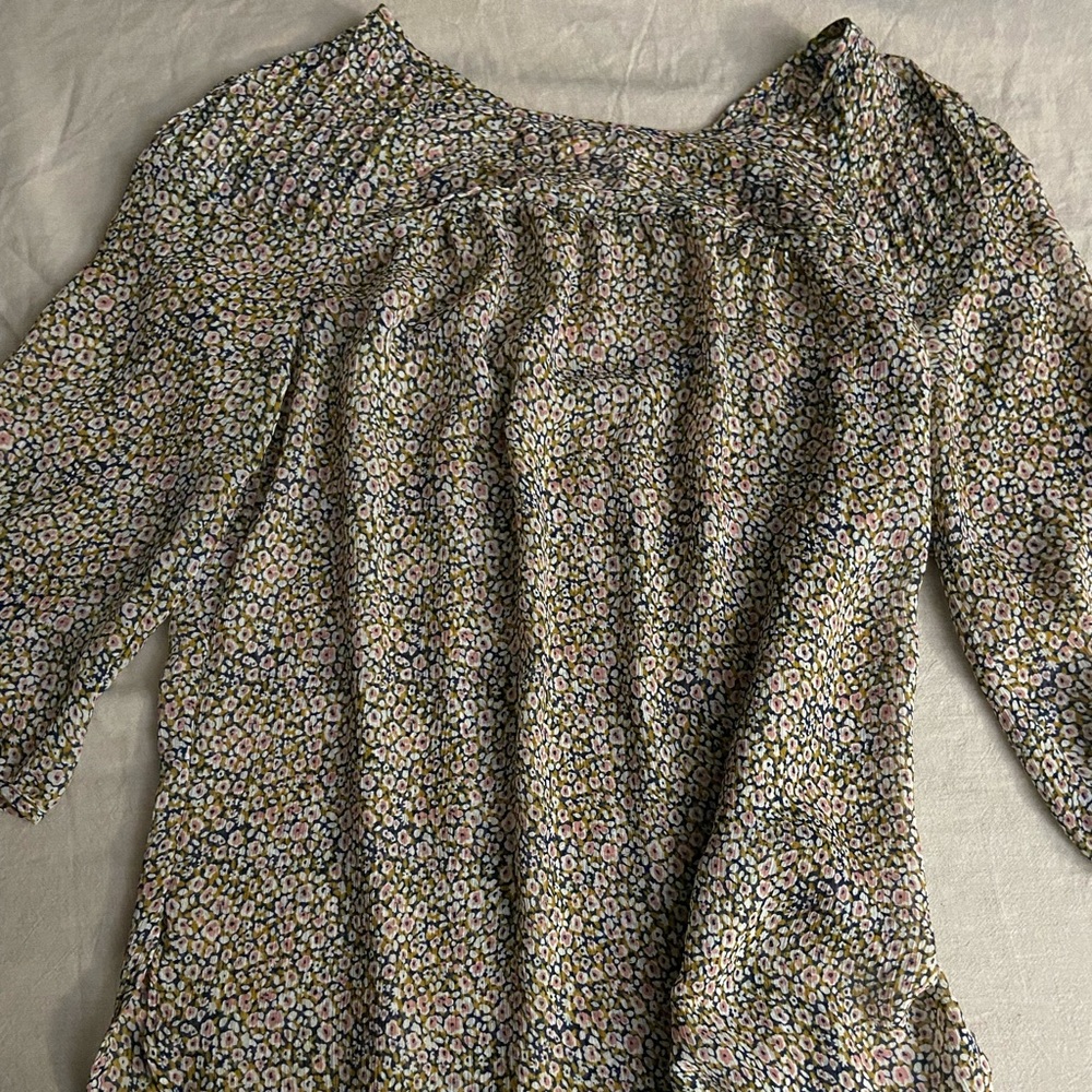 LC Lauren Conrad floral blouse